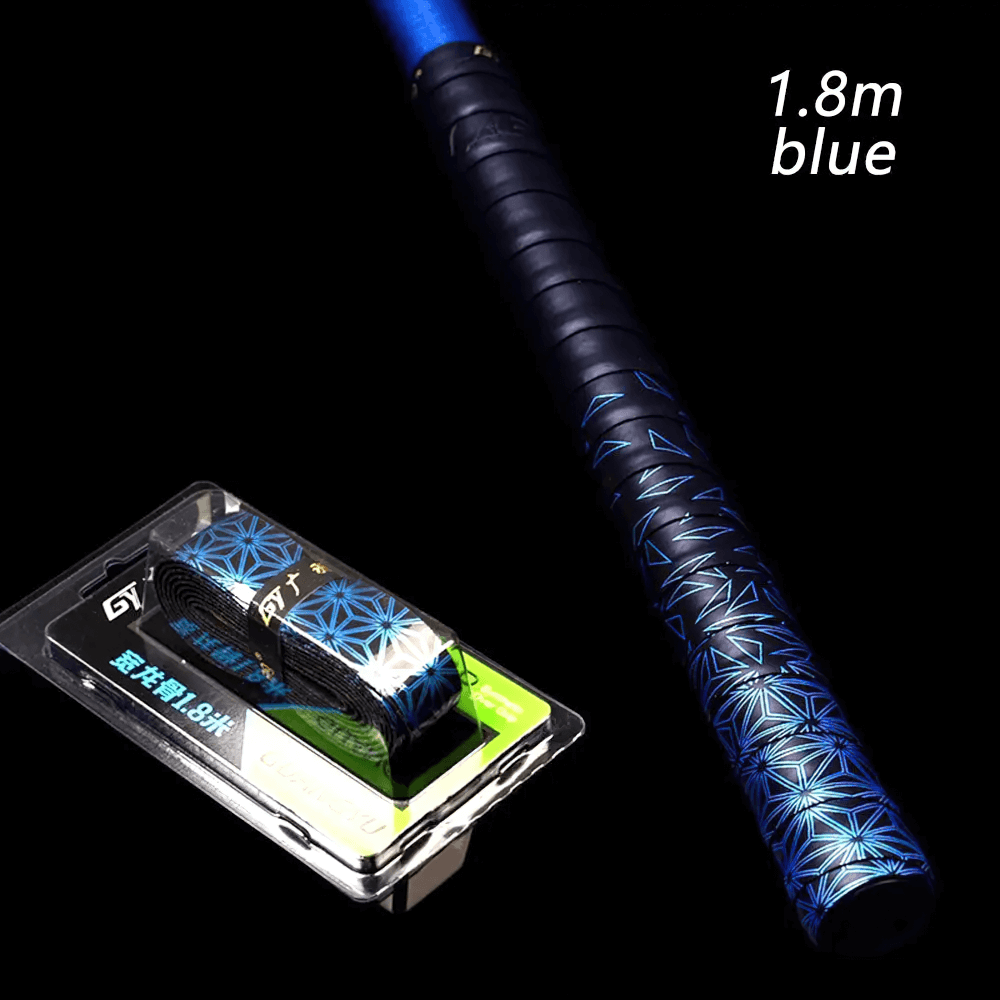 Anti-Slip Racket Grip Tape for Tennis Squash - SF3481 in blue, improves control and absorbs sweat for sports and bicycle handles.